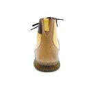 Gemini Damen Schnürstiefelette mit seitlichem Reißverschluss gelb