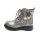 Tom Tailor Kinder warme Schnür Stiefelette & seitlichem Reißverschluss silber mit Sternen