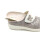 Fly Flot Damen Klett Hauspantoffel lose Einlage braun beige