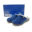 Fly Flot Damen warmer Pantoffel dunkelblau