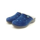 Fly Flot Damen warmer Pantoffel dunkelblau