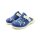 Fly Flot Damen warmer Hauspantoffel dunkelblau mit Stickerei