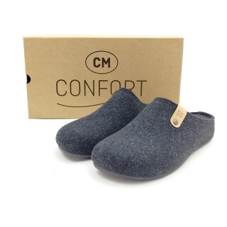 Confort Herren Hauspantoffel lose Einlage dunkelgrau