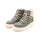 Tom Tailor Mädchen Boots khaki, Schnürung und Reißverschluss