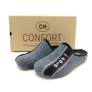 Confort Herren Hauspantoffel lose Einlage grau/schwarz