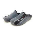 Confort Herren Hauspantoffel lose Einlage grau/schwarz
