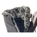 Rieker Tex Damen Schnürstiefel mit seitlichem Reißverschluss schwarz grau