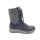 Rieker Tex Damen Schnürstiefel mit seitlichem Reißverschluss schwarz grau
