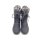 Rieker Tex Damen Schnürstiefel mit seitlichem Reißverschluss schwarz grau