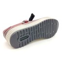Remonte Damen Schnürschuh mit seitlichem Reißverschluss rot