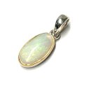 Kettenanhänger 925 Silber bicolor Opal Edelopal...