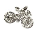 Anhänger 925 Silber Fahrrad Hobby...