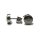 Ohrstecker TITAN glatt & Zirkonia Ohrring 8 mm matt