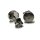 Ohrstecker TITAN glatt & Zirkonia Ohrring 8 mm matt