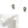 Ohrstecker TITAN glatt & Zirkonia Ohrring 8 mm matt