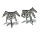Ohrstecker 925 Silber rhodiniert Zirkonias Ohrringe...