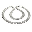 Kette 925/- Silber Panzerkette Glanz Kettenglieder 8mm...