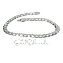 Armband 925/- Silber Panzerkette Glanz Kettenglieder...