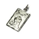 Sternzeichen Kettenanhänger 925/- Silber rhodiniert...