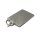 Sternzeichen Kettenanhänger 925/- Silber rhodiniert teilweise matt - Fische - Platte rechteckig