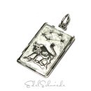 Sternzeichen Kettenanhänger 925/- Silber rhodiniert...