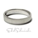 Bandring 925 Silber rhodiniert matt quermatt 4,5mm breit...