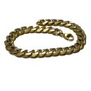 Armband Edelstahl Panzerkette bicolor Kettenglieder Matt...