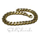 Armband Edelstahl Panzerkette bicolor Kettenglieder Matt...