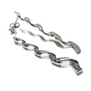 Ohrring 925 Silber rhodiniert Zirkonia Glanz Ohrstecker edel