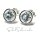Ohrstecker 925- Silber Blautopas rund 5mm Ohrring