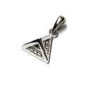 Anhänger 925 Silber rhodiniert Zirkonia...