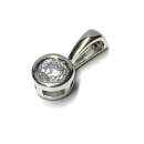 Solitäranhänger 925/- Silber rhodiniert...