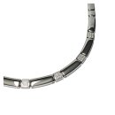 Kette Edelstahl Glanz Zirkonia 46 - 47 - 49 cm Collier...