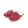 scandi Damen Hauspantoffel rot mit Blumen bestickt