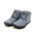 scandi Damen Barfußschuh dunkelgrau, verstellbare elastische Schnürung