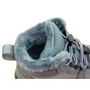 scandi Damen Barfußschuh dunkelgrau, verstellbare elastische Schnürung