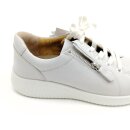 Jomos Damen Schnürhalbschuh mit Reißverschluss lose Einlage weiß