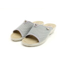 Fly Flot Damen Pantolette hellgrau, zehenoffen