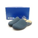 Fly Flot Herren Pantoffel Clog dunkelgrau, zehengeschlossen