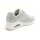 Skechers Damen Sneaker Schnürer silber, modische Laufsohle