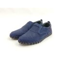 Manitu Herren Slipper nubuk blau