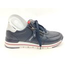 Remonte Damen Schnürhalbschuh mit seitlichem Reißverschluss blau kombi