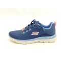 Skechers Damen Schnürschuh ArchFit blau kombi