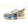 Lerros Herren Slipper mit Stretchschnürung blau/grau