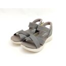 Skechers Slip ins Damen Sandale dunkelbeige