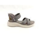 Skechers Slip ins Damen Sandale dunkelbeige