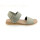 BOBS Skechers Damen Sandale mit Stretchband und Klettverschluss an der Ferse grün