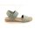 BOBS Skechers Damen Sandale mit Stretchband und Klettverschluss an der Ferse grün