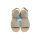 BOBS Skechers Damen Sandale mit Stretchband und Klettverschluss an der Ferse grün