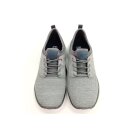 Rieker Herren Slipper mit Stretch Zierschnürung grau